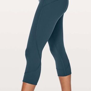 Lululemon In movement crop 19 inch submarine